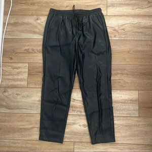 Lulus Leather Jogger Pants - Large